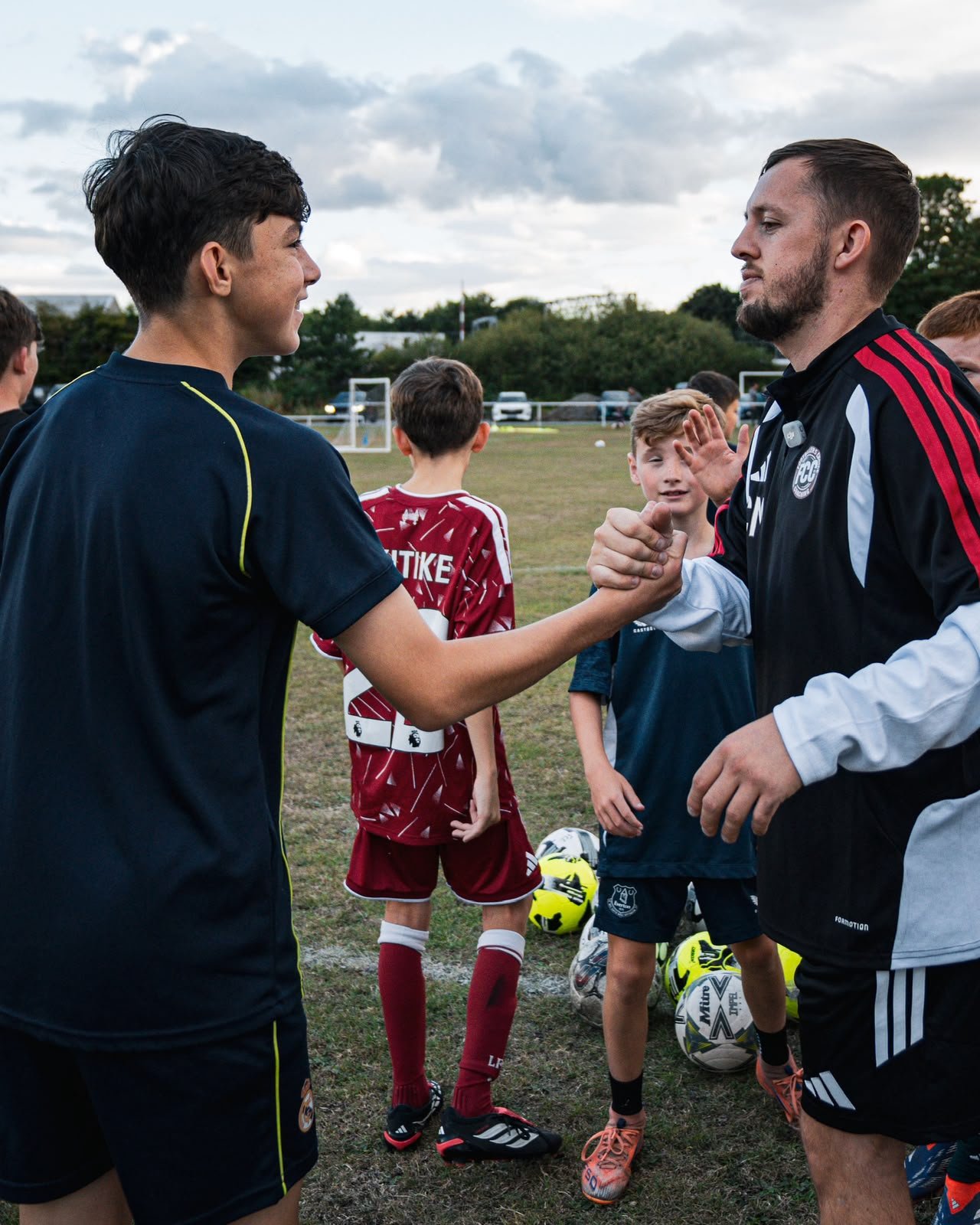 Footballers Choice Coaching training session